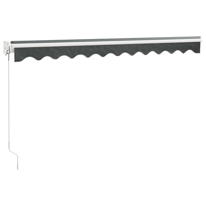 Luifel Uittrekbaar 3,5X2,5 M Stof En Aluminium Kleurig 3.5 x 2.5 m