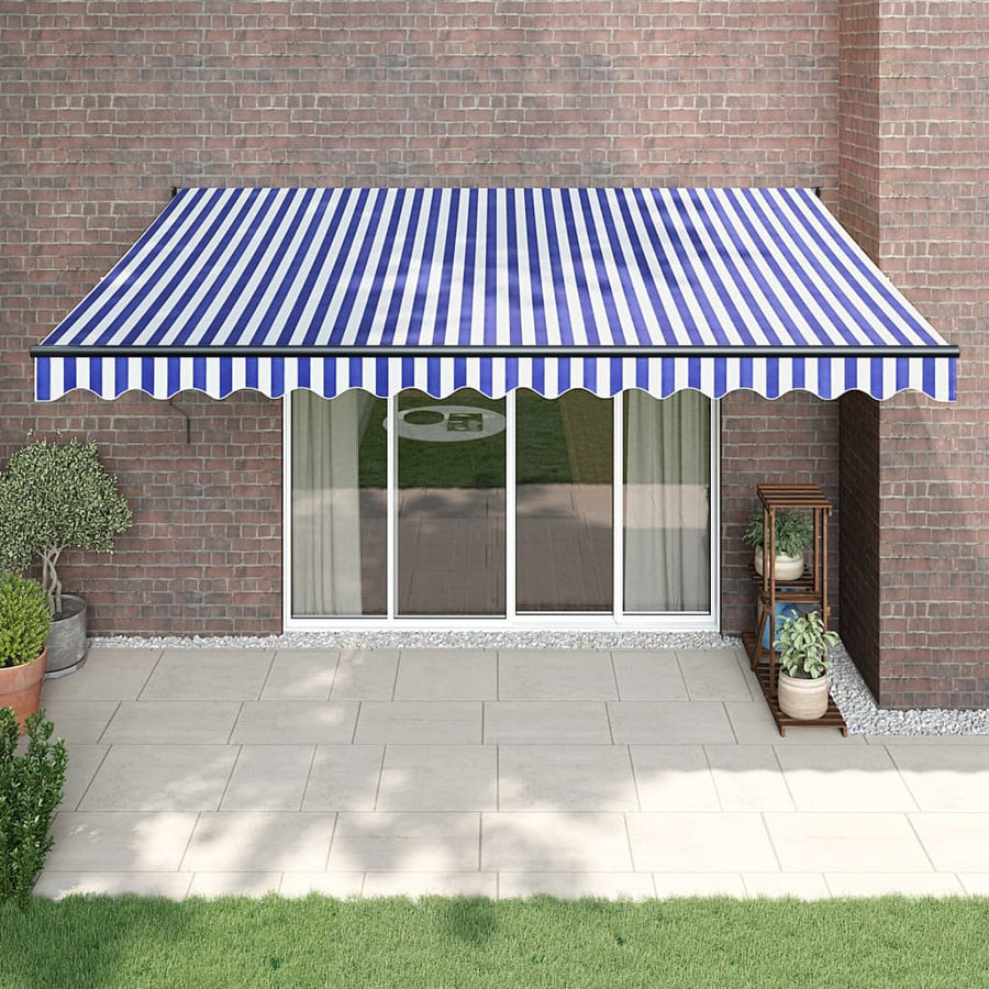 Luifel Uittrekbaar 4,5X3 M Stof En Aluminium En 4.5 x 3 m