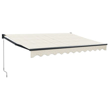 Luifel Uittrekbaar 3,5X2,5 M Stof En Aluminium Crèmekleurig