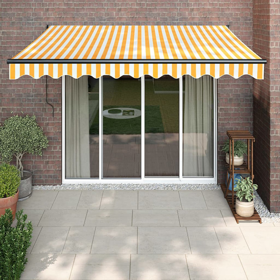 Luifel Uittrekbaar 3X2,5 M Stof En Aluminium En 3 x 2.5 m