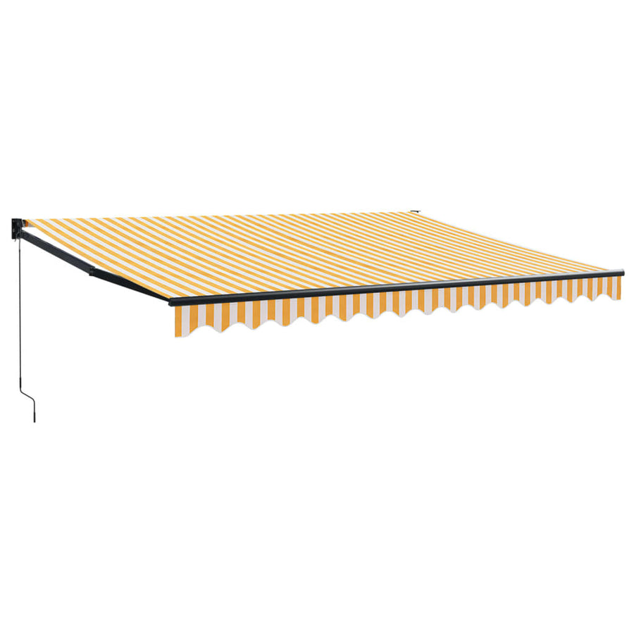 Luifel Uittrekbaar 4,5X3 M Stof En Aluminium En 4.5 x 3 m