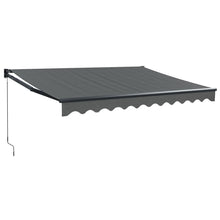 Luifel Uittrekbaar 3,5X2,5 M Stof En Aluminium Antracietkleurig