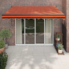 Luifel uittrekbaar 3x2.5 m stof aluminium