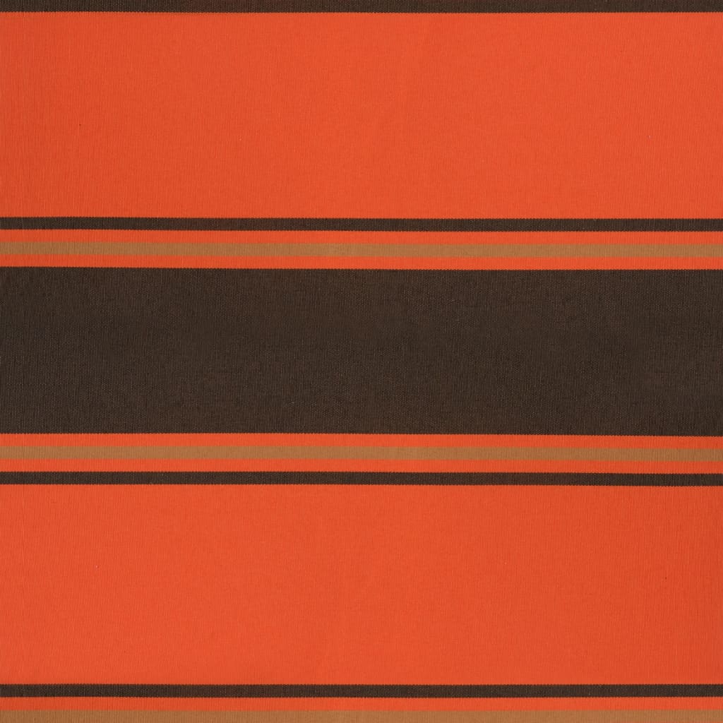 Luifel Uittrekbaar 3,5X2,5 M Stof En Aluminium Oranje En Bruin