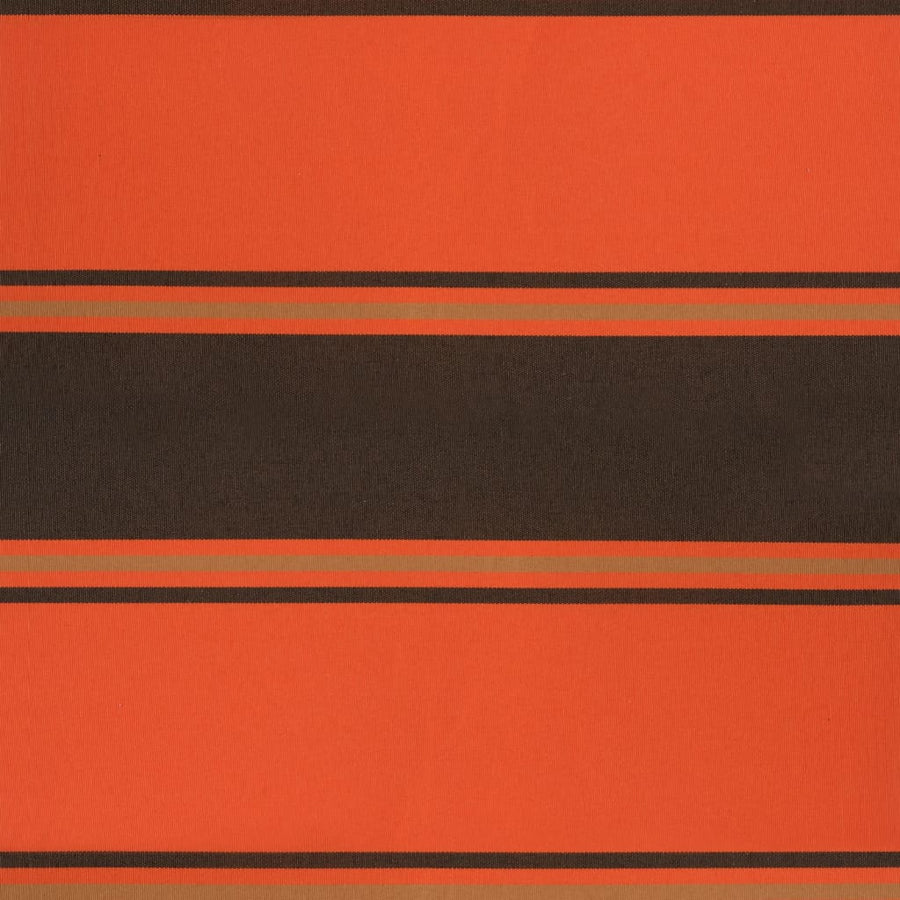 Luifel Uittrekbaar 3,5X2,5 M Stof En Aluminium Oranje En Bruin