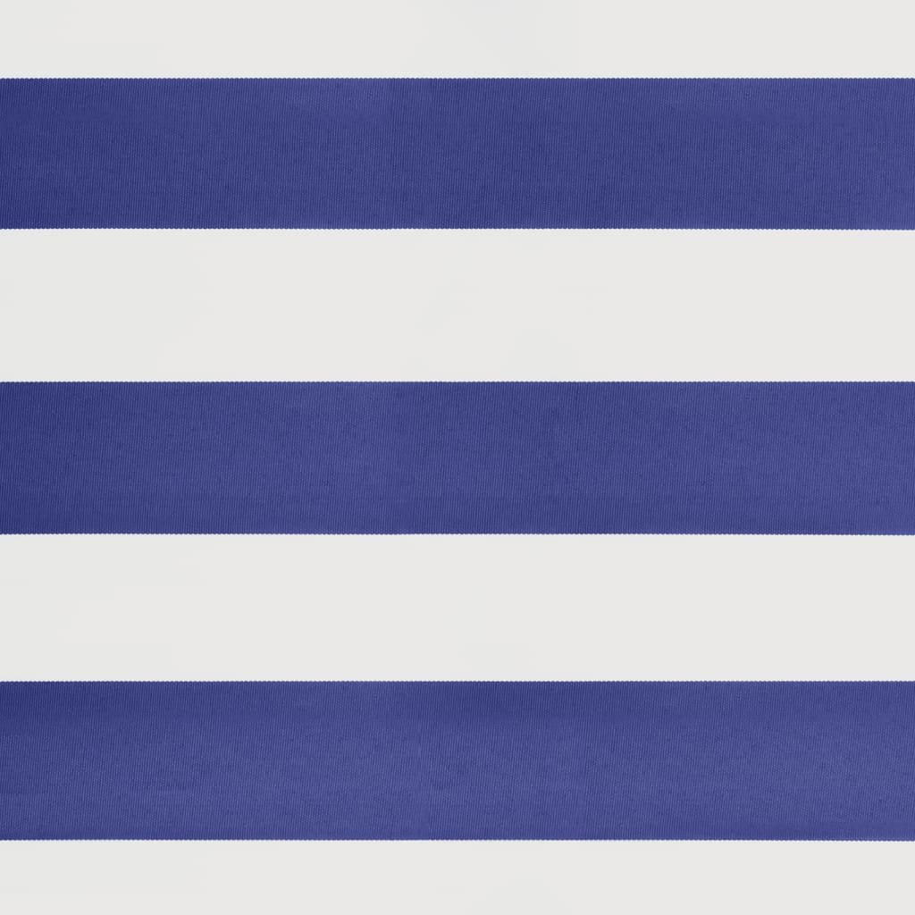 Luifel Elektrisch Uitschuifbaar 3,5X2,5 M 3.5 x 2.5 m Blauw en wit