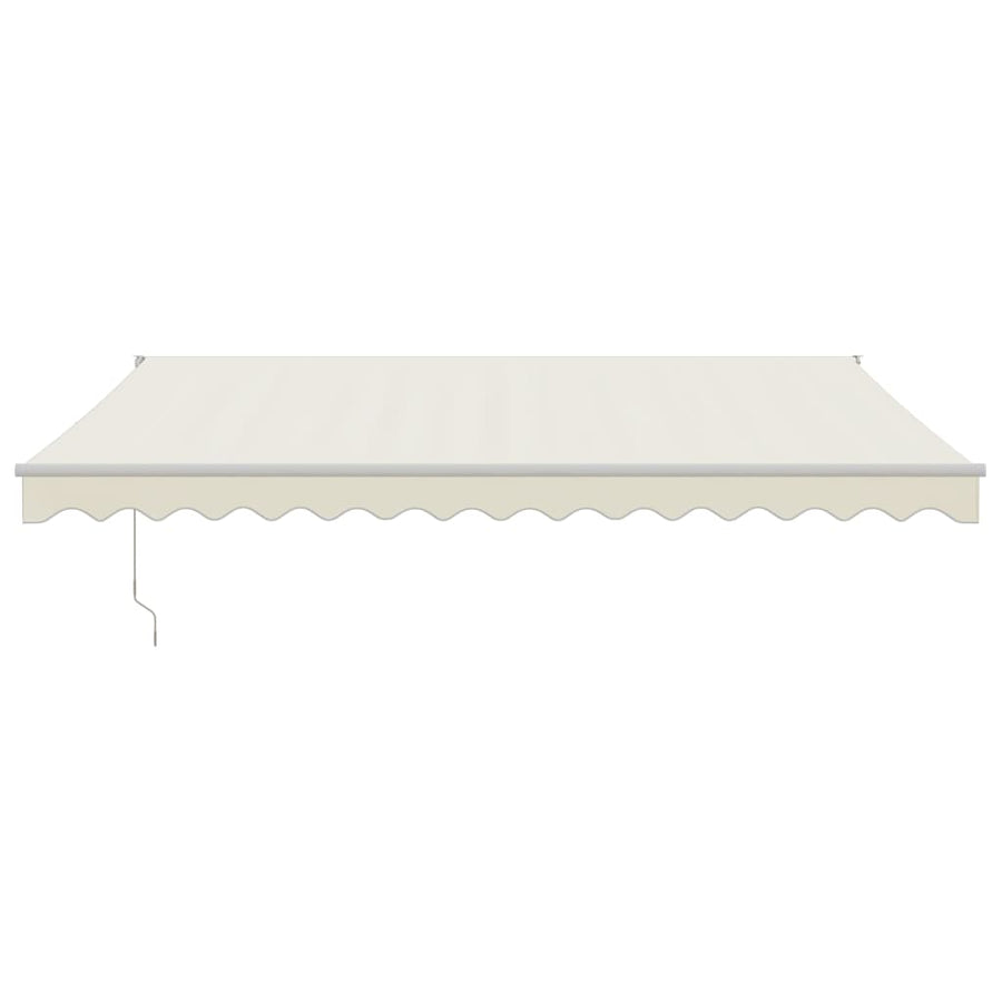Luifel Automatisch Uitschuifbaar Crèmekleurig Crèmekleurig (Wit Frame) 4 x 3 m