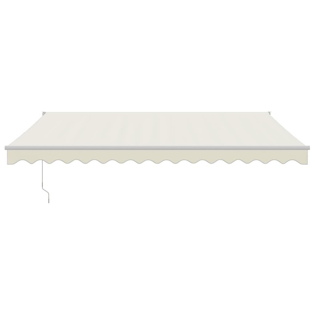 Luifel Automatisch Uitschuifbaar 4,5X3 M Kleurig Crème 4.5 x 3 m