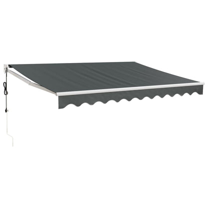 Luifel Automatisch Uitschuifbaar 3X2,5 M Kleurig Antraciet 3 x 2.5 m