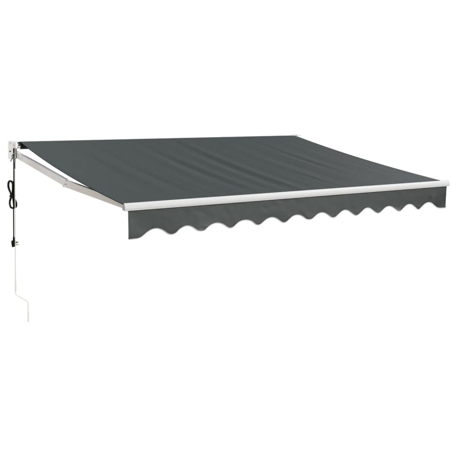 Luifel Automatisch Uitschuifbaar 3X2,5 M Kleurig Antraciet 3 x 2.5 m