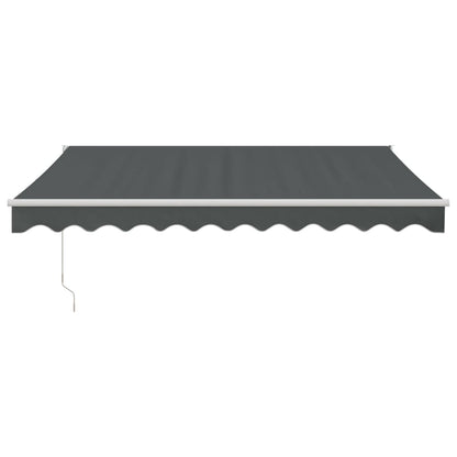Luifel Automatisch Uitschuifbaar 3X2,5 M Kleurig Antraciet 3 x 2.5 m