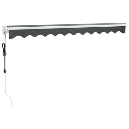 Luifel Automatisch Uitschuifbaar 3X2,5 M Kleurig Antraciet 3 x 2.5 m