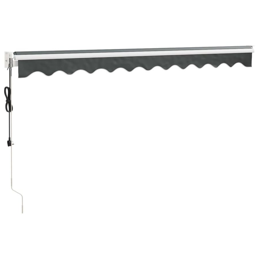 Luifel Automatisch Uitschuifbaar 3X2,5 M Kleurig Antraciet 3 x 2.5 m