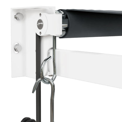 Luifel Elektrisch Uitschuifbaar 3,5X2,5 M Kleurig 3.5 x 2.5 m Antraciet en wit