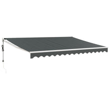Luifel Automatisch Uitschuifbaar 4,5X3 M Antracietkleurig Antracietkleurig (Wit Frame) 4.5 x 3 m
