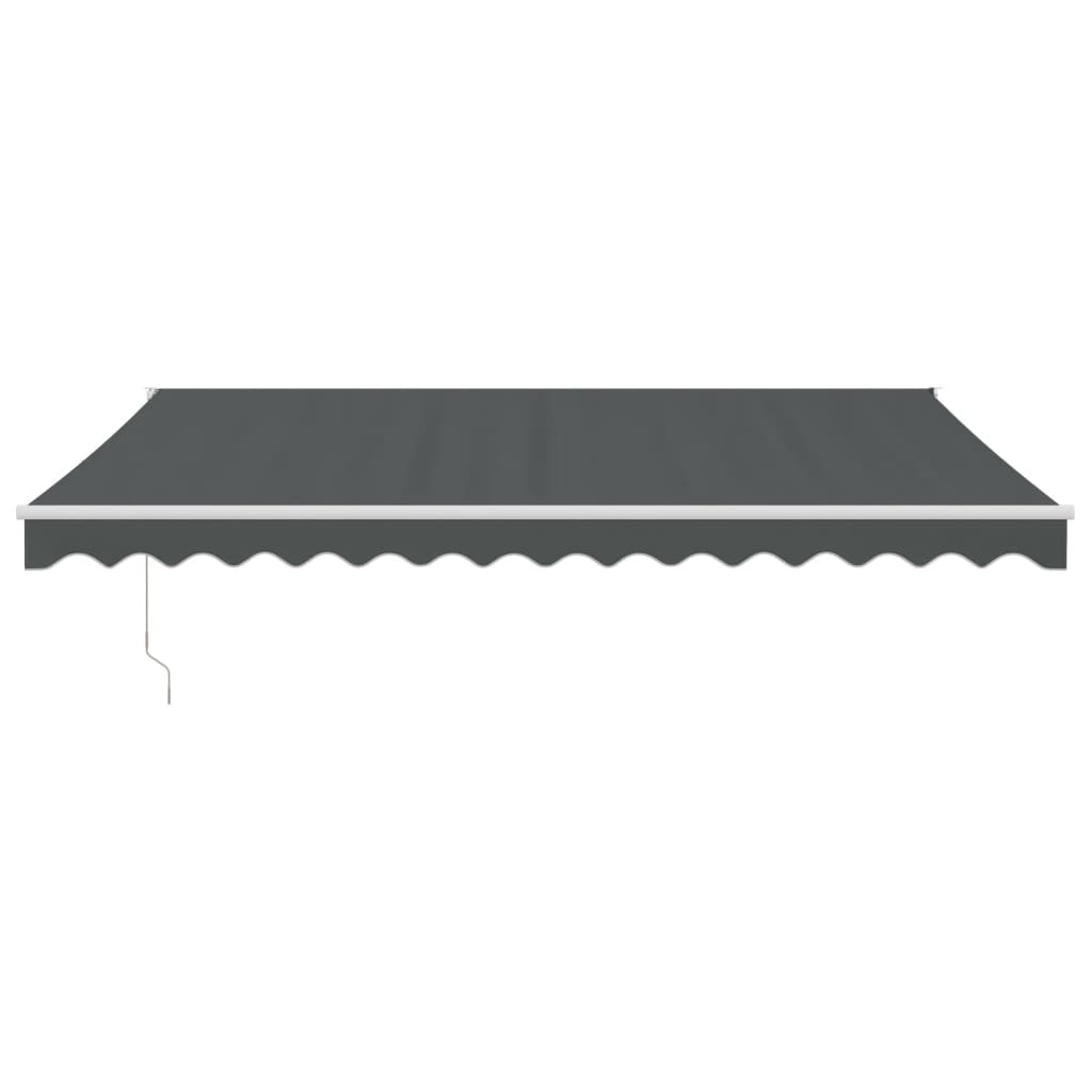Luifel Automatisch Uitschuifbaar 4,5X3 M Antracietkleurig Antracietkleurig (Wit Frame) 4.5 x 3 m