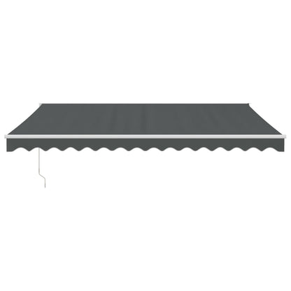 Luifel Automatisch Uitschuifbaar 4,5X3 M Antracietkleurig Antracietkleurig (Wit Frame) 4.5 x 3 m