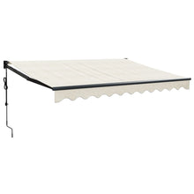 Luifel Automatisch Uitschuifbaar 3X2,5 M Kleurig 3 x 2.5 m Crème