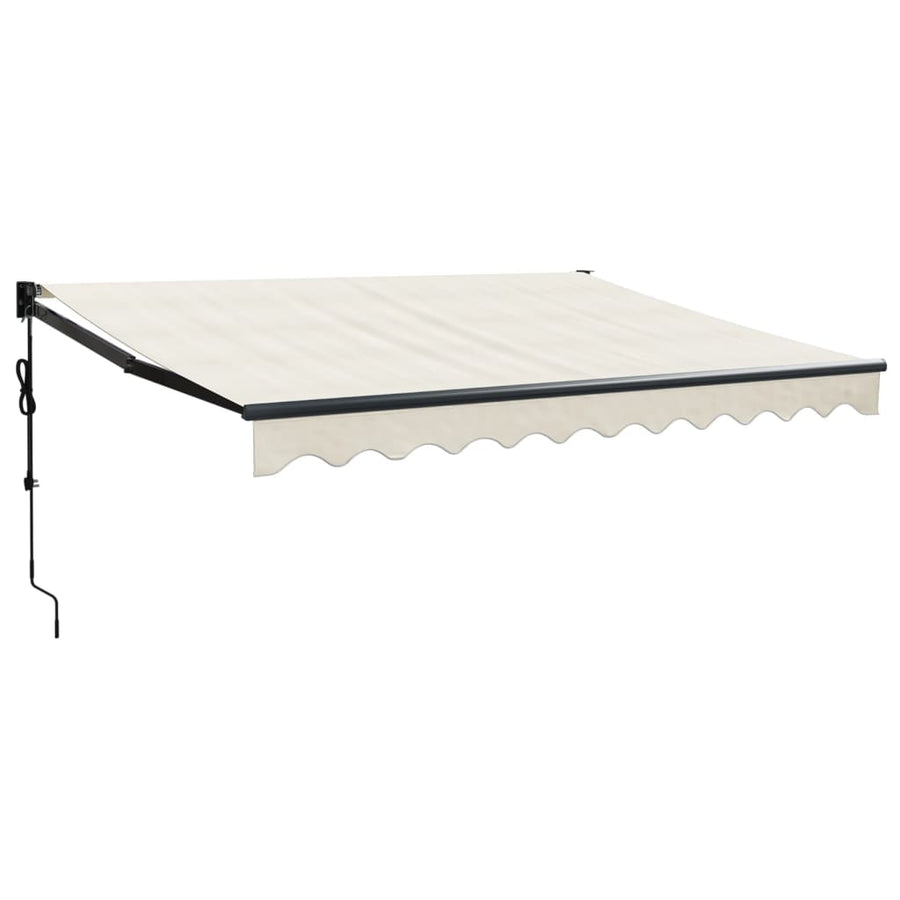 Luifel Automatisch Uitschuifbaar 3X2,5 M Kleurig 3 x 2.5 m Crème