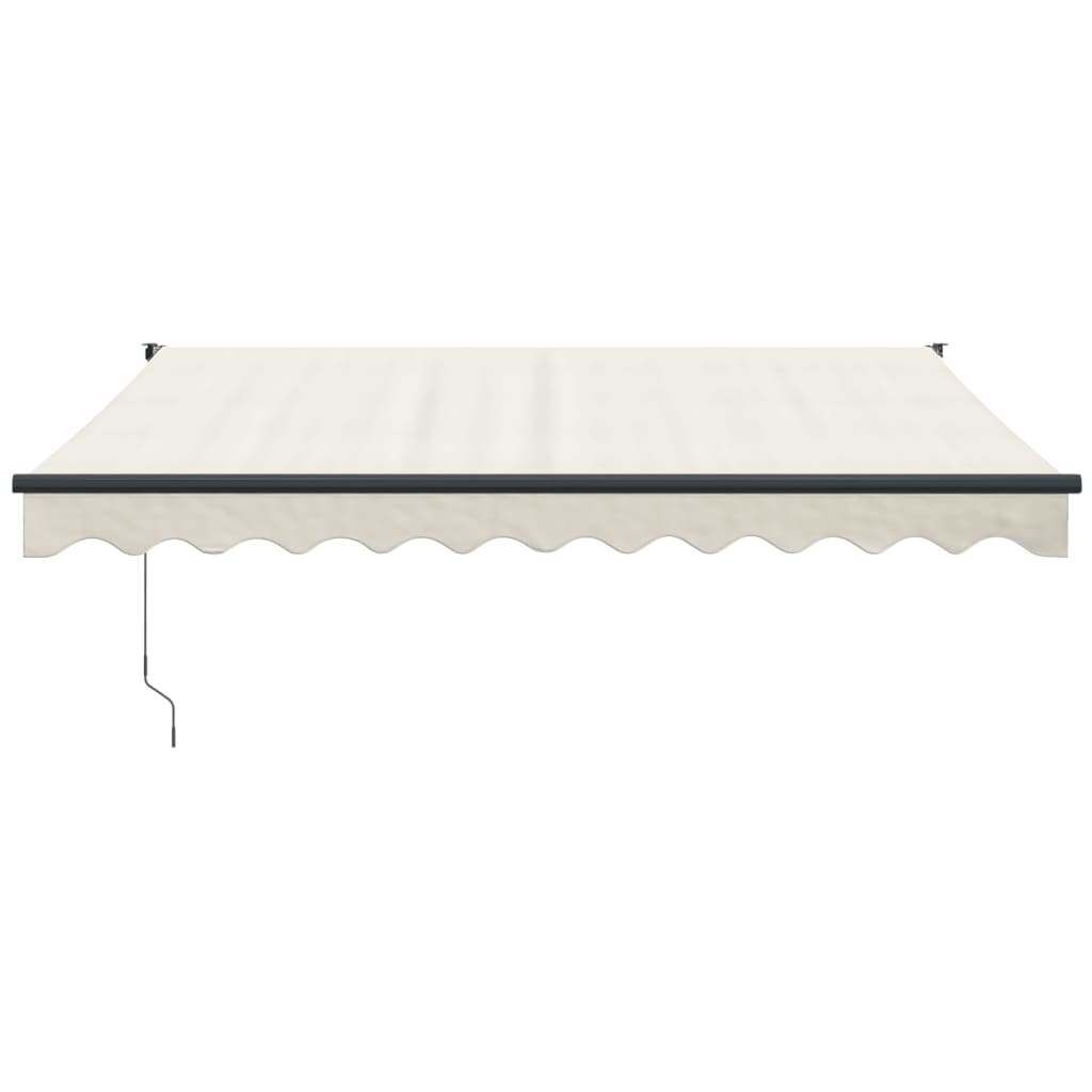 Luifel Automatisch Uitschuifbaar 3X2,5 M Kleurig 3 x 2.5 m Crème