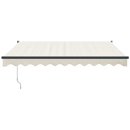 Luifel Automatisch Uitschuifbaar 3X2,5 M Kleurig 3 x 2.5 m Crème