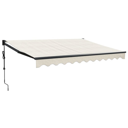 Luifel Elektrisch Uitschuifbaar 3,5X2,5 M Kleurig 3.5 x 2.5 m Crème