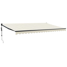 Luifel Automatisch Uitschuifbaar Kleurig 5 x 3 m Crème