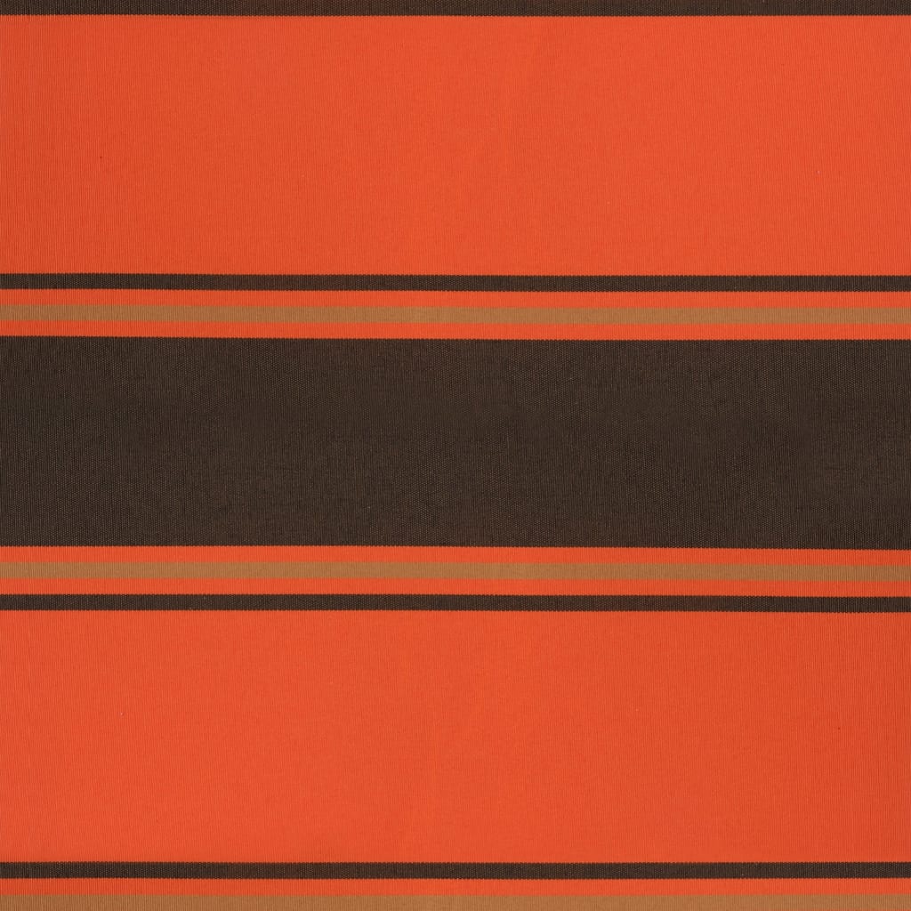 Luifel Automatisch Uitschuifbaar 3,5X2,5 M Oranje En Bruin 3.5 x 2.5 m orange