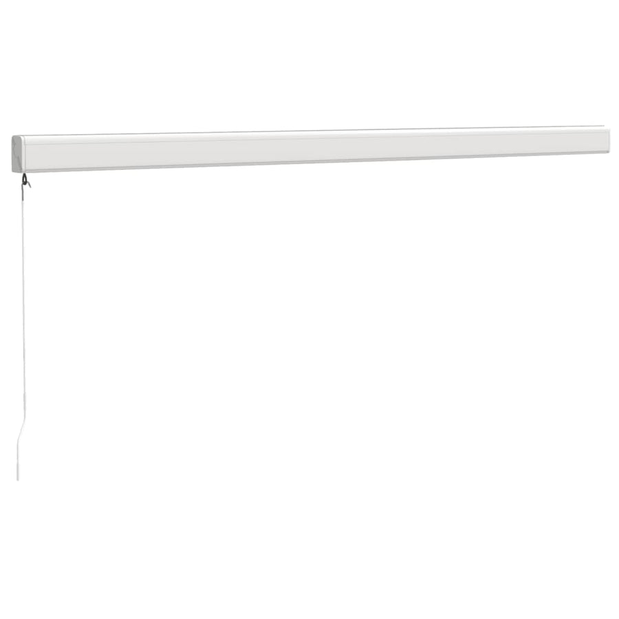 Luifel Uittrekbaar 4X3 M Stof En Aluminium Blauw En Wit