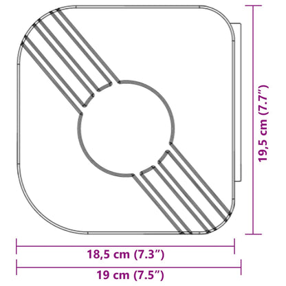 Luifel uittrekbaar 3,5x2,5 m stof en aluminium crèmekleurig