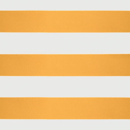 Luifel Uittrekbaar 3,5X2,5 M Stof En Aluminium Geel En Wit