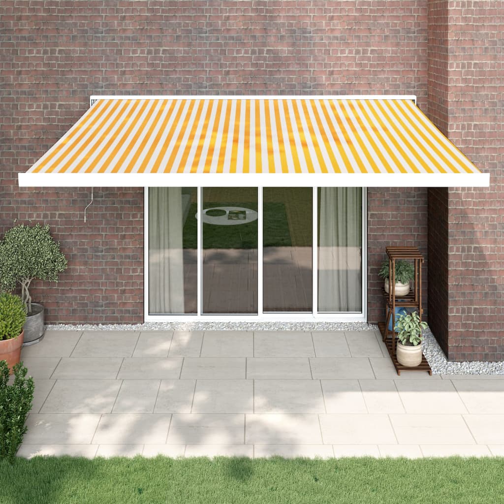 Luifel Uittrekbaar 4,5X3 M Stof En Aluminium En 4.5 x 3 m