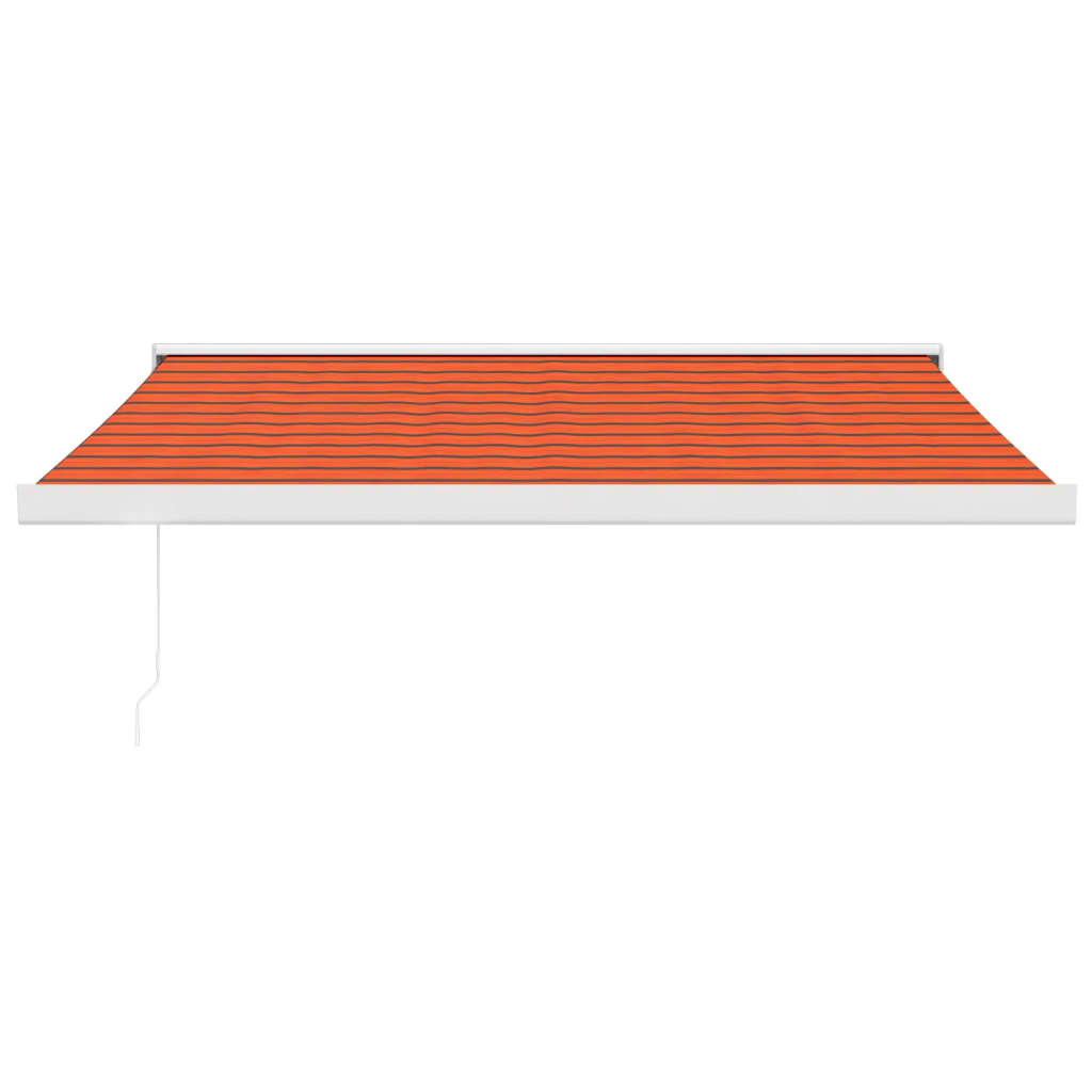 Luifel Uittrekbaar 3,5X2,5 M Stof En Aluminium Oranje En Bruin