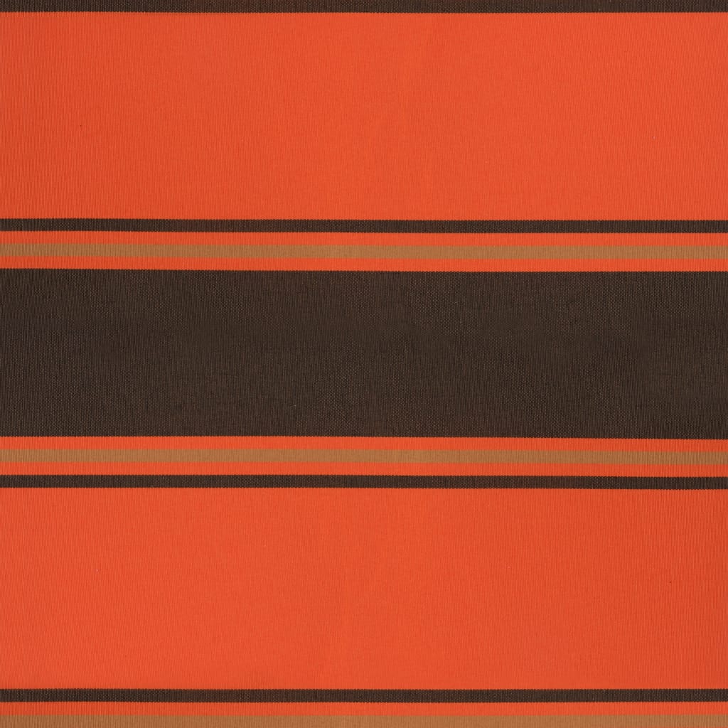 Luifel Uittrekbaar 3,5X2,5 M Stof En Aluminium Oranje En Bruin