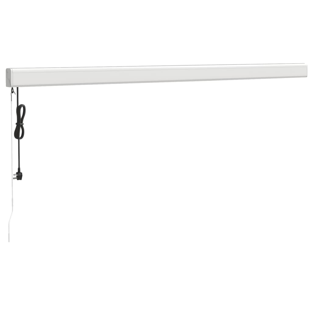 Luifel Uittrekbaar 4,5X3 M Stof En Aluminium Geel En Wit