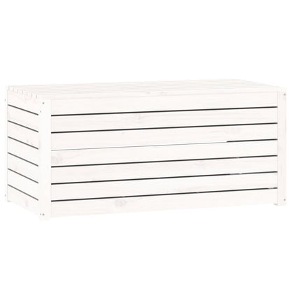 4-Delige Tuinboxset Massief Grenenhout Wit