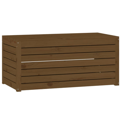 4-Delige Tuinboxset Massief Grenenhout Honingbruin