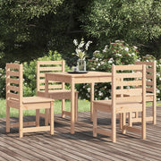 Tuinset 5-delig massief grenenhout