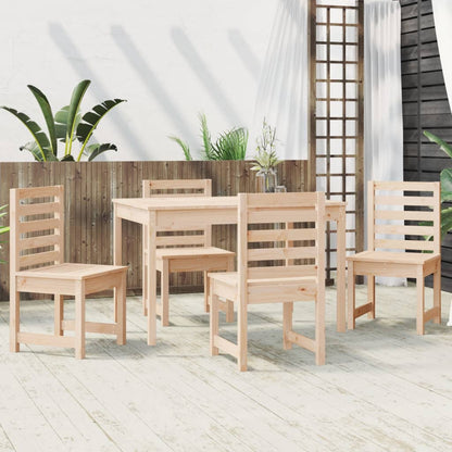 -Delige Tuinset Massief Grenenhout Natuurlijk grenenhout