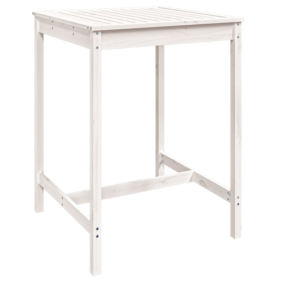 3-Delige Barset Massief Grenenhout Wit
