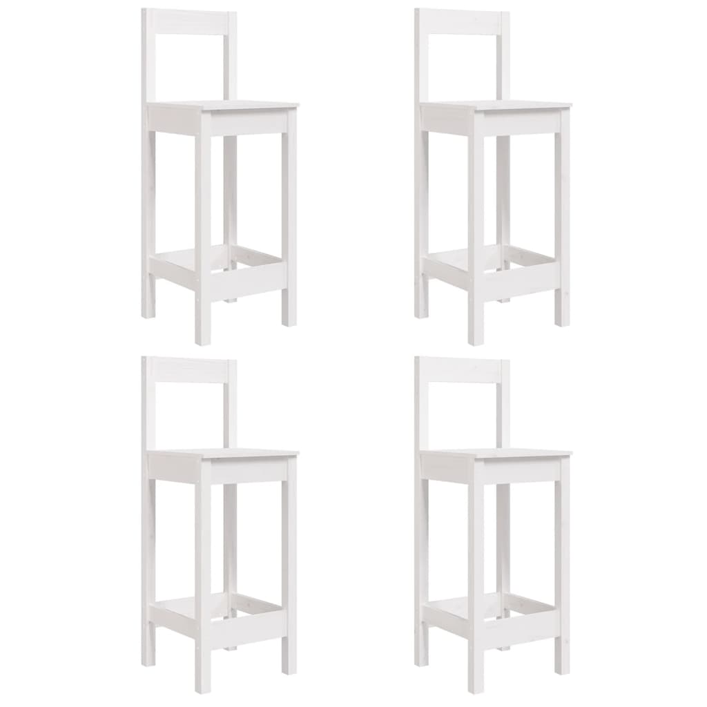 5-Delige Barset Massief Grenenhout Wit
