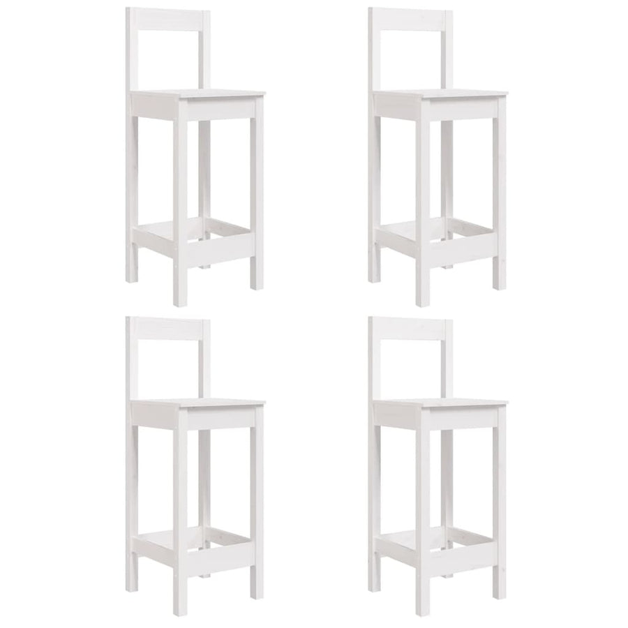 5-Delige Barset Massief Grenenhout Wit