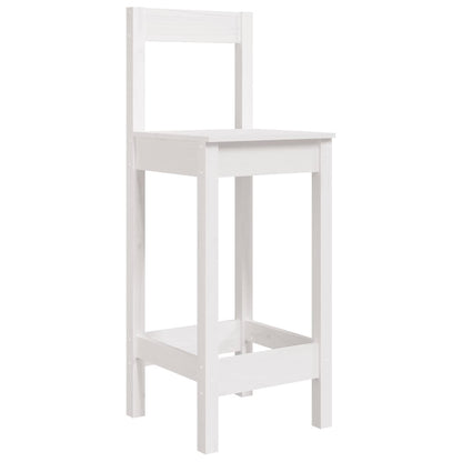 5-Delige Barset Massief Grenenhout Wit