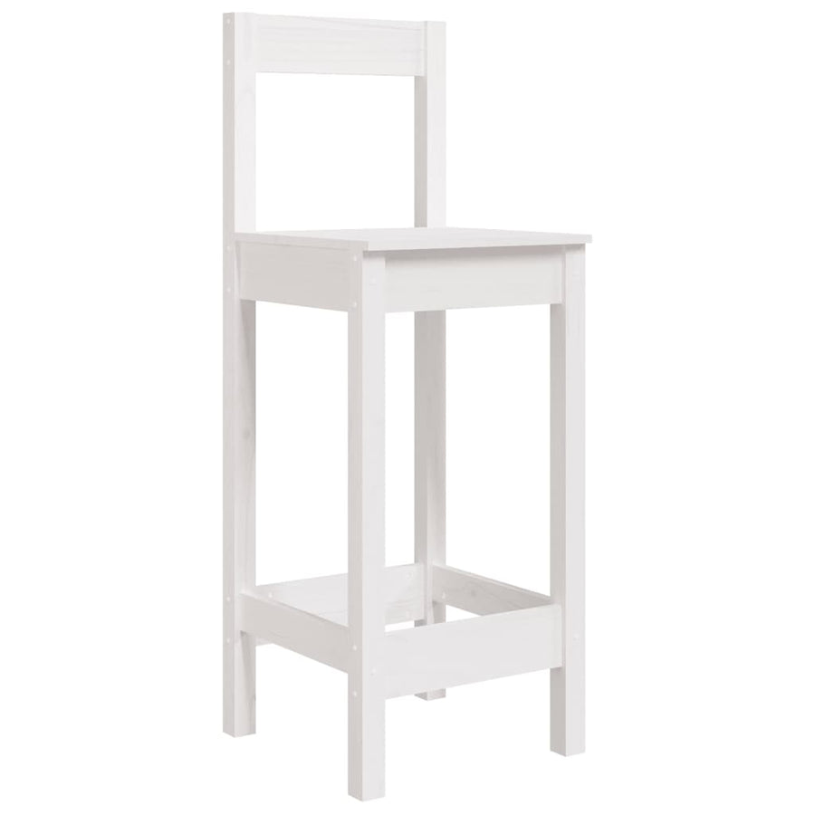 5-Delige Barset Massief Grenenhout Wit