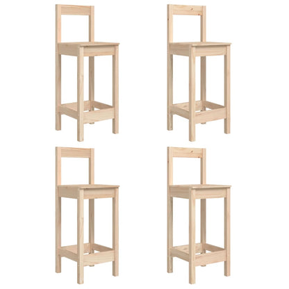 5-Delige Barset Massief Grenenhout Naturel