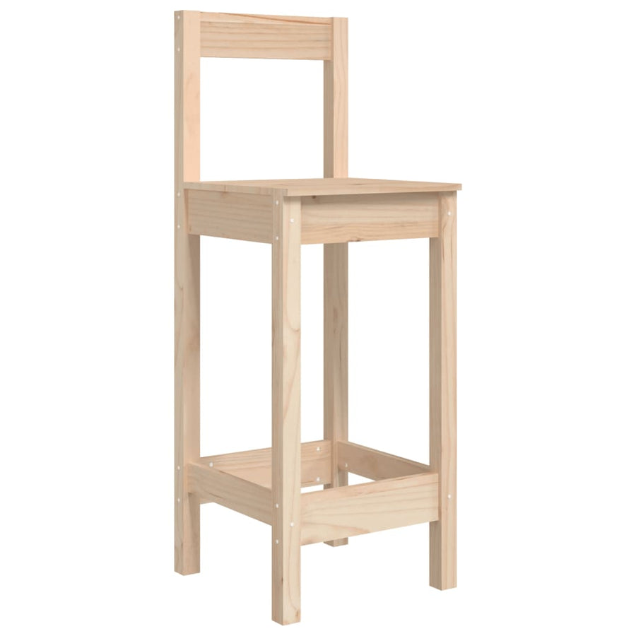 5-Delige Barset Massief Grenenhout Naturel