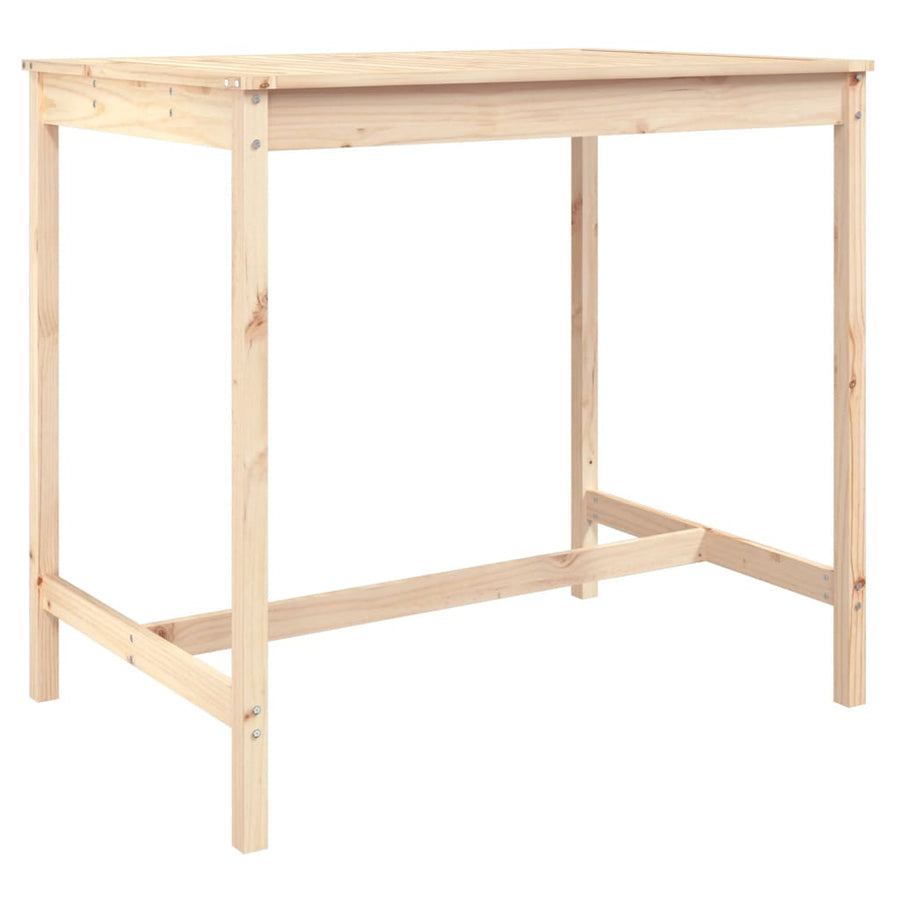 5-Delige Barset Massief Grenenhout Naturel