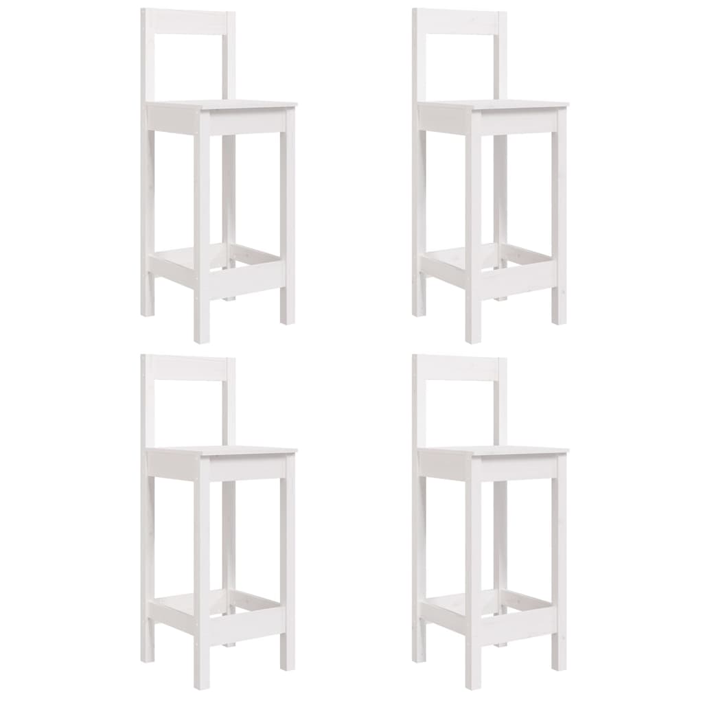 5-Delige Barset Massief Grenenhout Wit