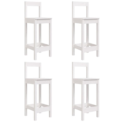 5-Delige Barset Massief Grenenhout Wit