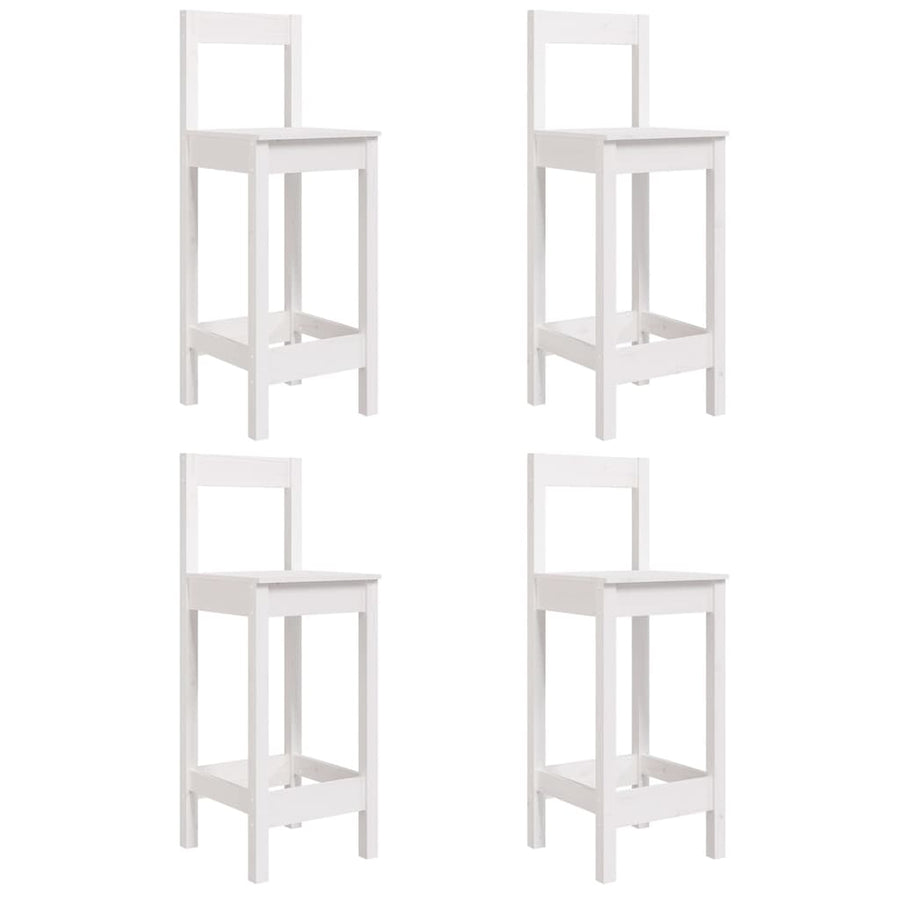 5-Delige Barset Massief Grenenhout Wit